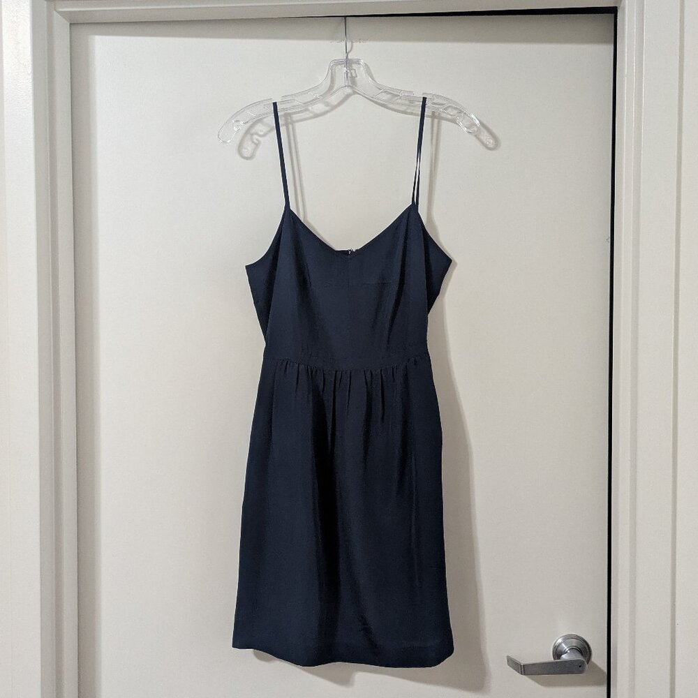 J. Crew navy spaghetti strap dress (Size 4) - New with Tags!